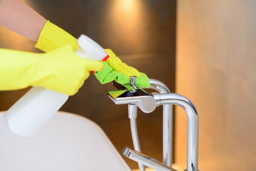Professional move in cleaning preparing a home for unpacking