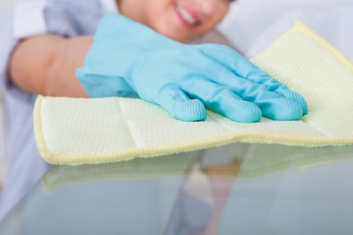 Kitchen deep cleaning with detailed surface care