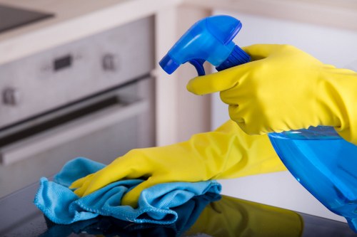 Dust and debris buildup on a mattress surface