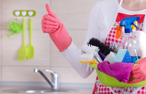 Spot cleaning a rug stain with care