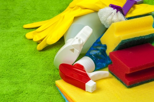 Stain removal treatment on a fabric sofa in Highbury