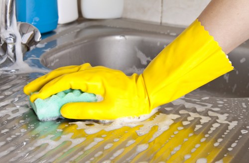 Home cleaning in Highbury with dusting and floor care