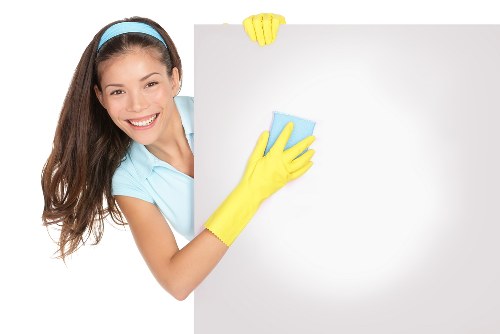 Bathroom deep cleaning with grout and fixture cleaning